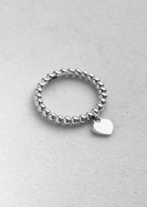 Ring without inserts Silver 925° (rhodium) 001064