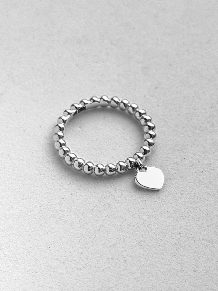 Ring without inserts Silver 925° (rhodium) 001064