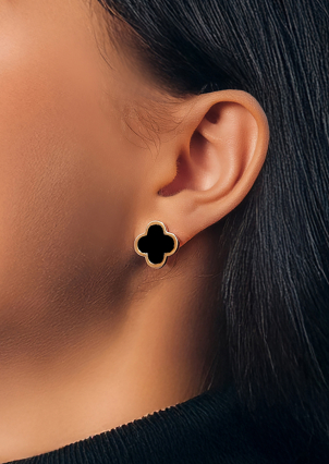 Сережки емаль Срібло 925° золото 375° 000477