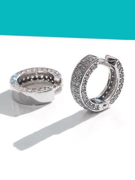 Сережки фіаніт Золото 585° 20158б