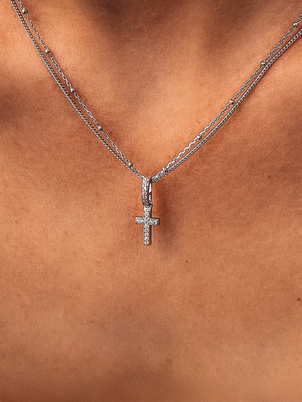 Підвіс фіаніт Срібло 925° (родій) 89005