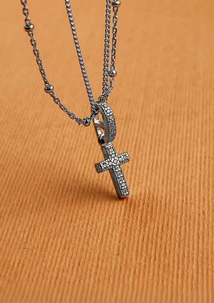 Підвіс фіаніт Срібло 925° (родій) 89005