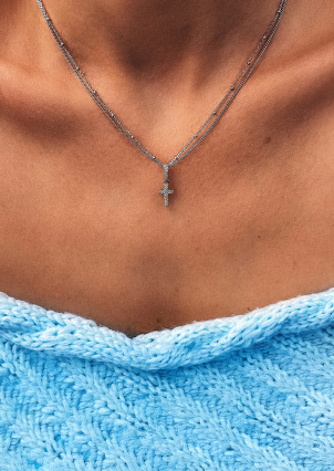 Підвіс фіаніт Срібло 925° (родій) 89005