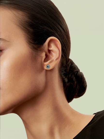 Сережки Swarovski​ Zirconia Срібло 925° (родій) swe03p