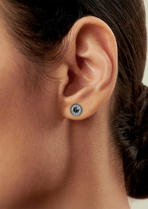 Сережки Swarovski​ Zirconia Срібло 925° (родій) swe03p