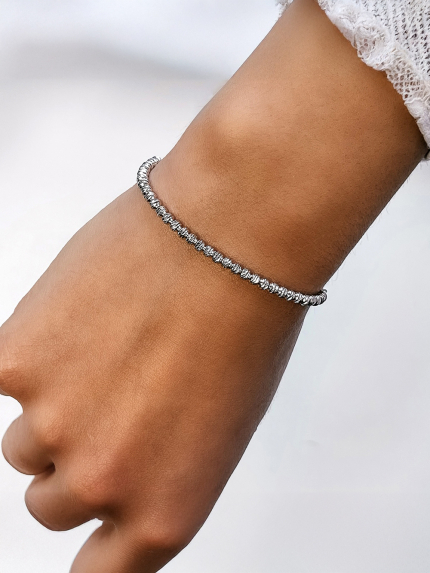 Bracelet without inserts Silver 925° (rhodium) sb125p3
