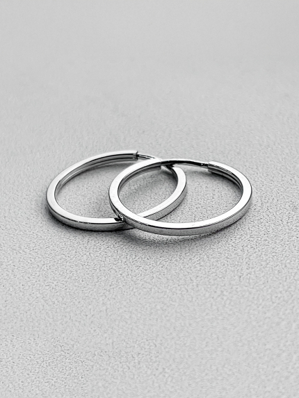 Kolczyki bez wkładek Srebro 925° (rod) 1-5131.0.2