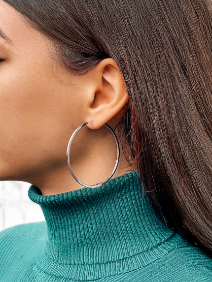 Earrings without inserts Silver 925° (rhodium) 1-5134.0.2