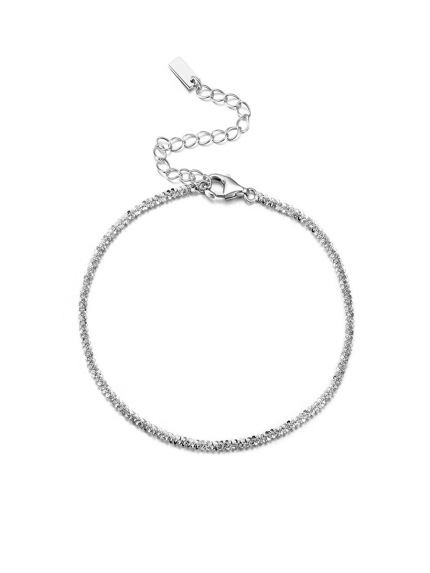 Bransoletka bez wkładek Srebro 925° (rod) sb111