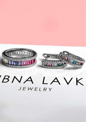 Сережки фіаніт Срібло 925° (родій) ск2фц/2097