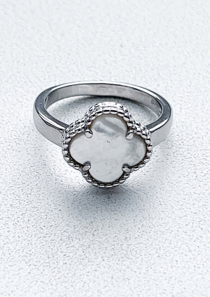 Каблучка перламутр Срібло 925° (родій) кк2п/1024