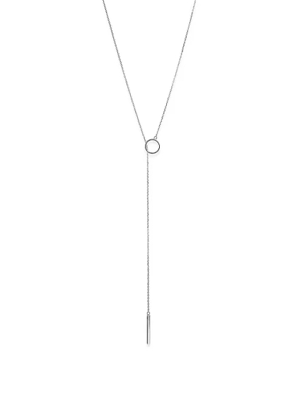 Кольє без вставок Срібло 925° (родій) кл2/803