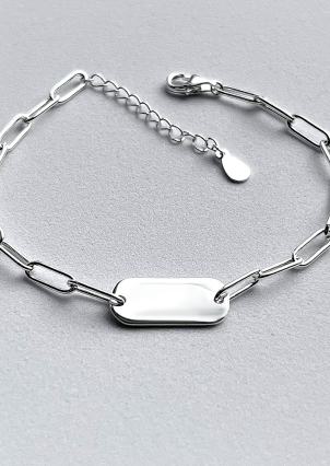 Браслет без вставок Срібло 925° 150052