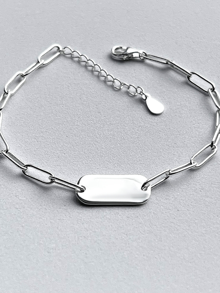 Браслет без вставок Срібло 925° 150052