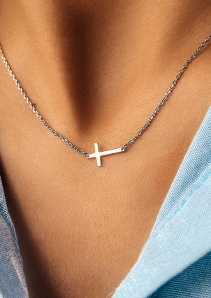 Necklace without inserts Silver 925° (rhodium) 8610950