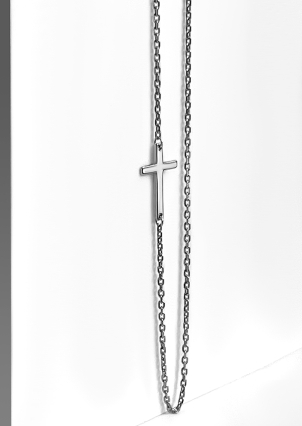 Necklace without inserts Silver 925° (rhodium) 8610950