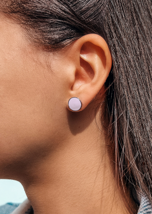 Сережки емаль Срібло 925° (родій) 929022р