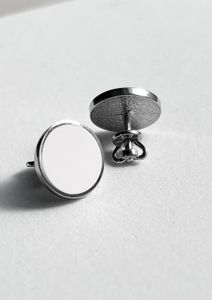 Сережки емаль Срібло 925° (родій) 929022б