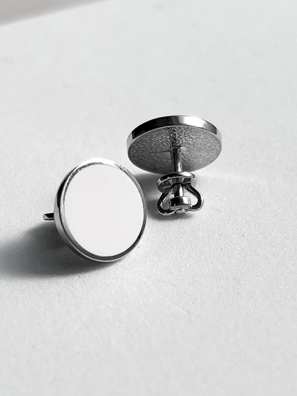 Сережки емаль Срібло 925° (родій) 929022б