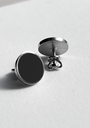 Сережки емаль Срібло 925° (родій) 929022ч