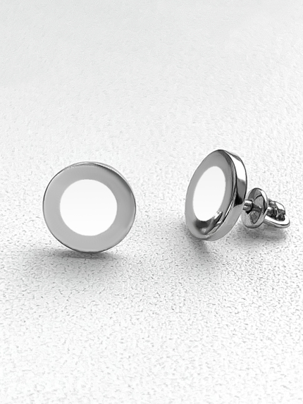 Enamel earrings Silver 925° (rhodium) 929023b