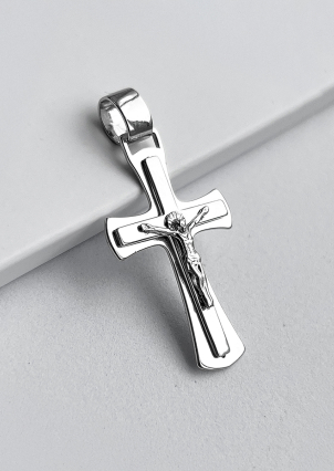 Підвіс без вставок Срібло 925° (родій) 2-0567.0.2