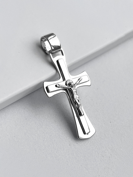 Підвіс без вставок Срібло 925° (родій) 2-0567.0.2