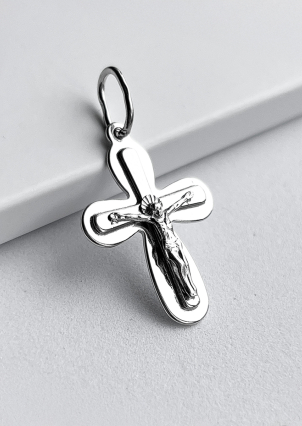 Підвіс без вставок Срібло 925° (родій) 2-8122.0.2