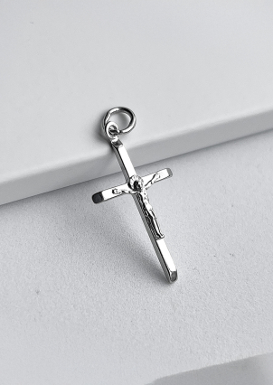 Підвіс без вставок Срібло 925° (родій) 2-0078.0.2