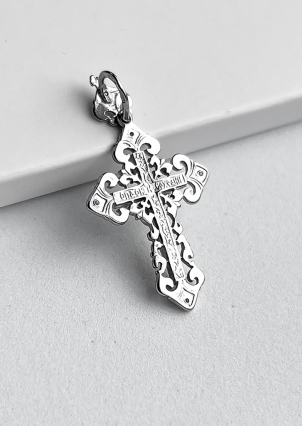 Підвіс без вставок Срібло 925° (родій) 2-0034.0.2