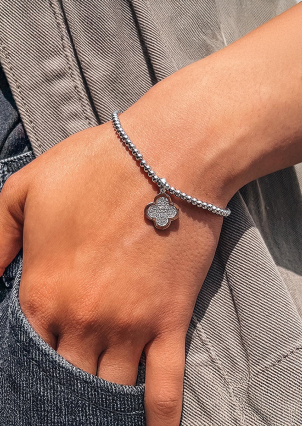 Підвіс фіаніт Срібло 925° золото 375° 000458