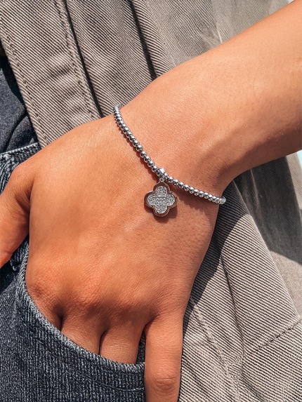 Підвіс фіаніт Срібло 925° золото 375° 000458