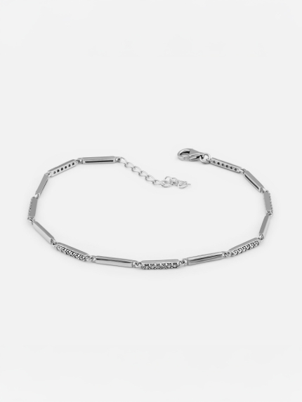 Sapphire bracelet Silver 925° (rhodium) 001016