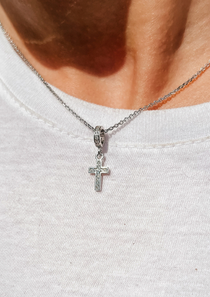 Підвіс фіаніт Срібло 925° (родій) 000998