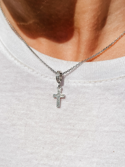 Підвіс фіаніт Срібло 925° (родій) 000998