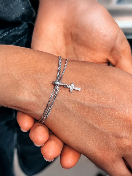 Підвіс фіаніт Срібло 925° (родій) 000998