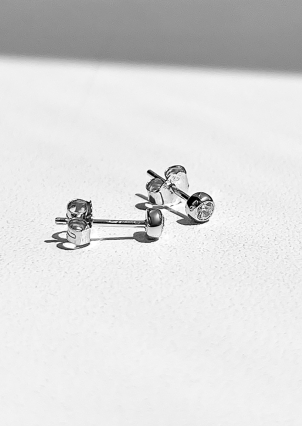 Сережки фіаніт Срібло 925° (родій) APE33P2