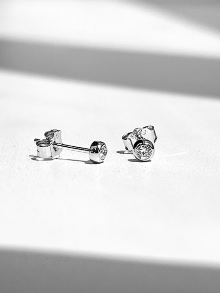 Сережки фіаніт Срібло 925° (родій) APE33P2