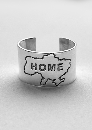 Каблучка без вставок Срібло 925° S0001/8