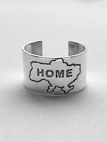 Каблучка без вставок Срібло 925° S0001/8