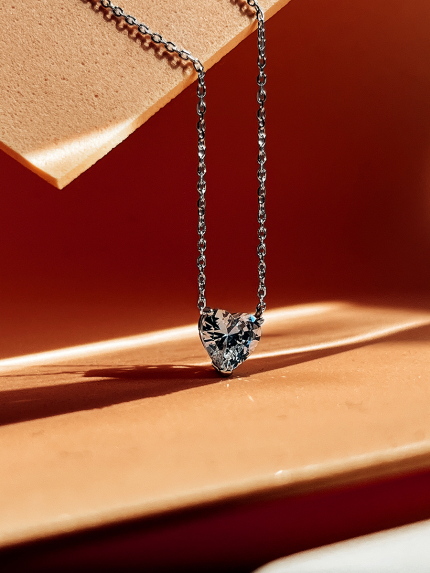 Кольє Фіаніт (5А) Срібло 925° (родій) 190037