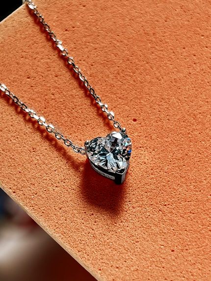 Кольє Фіаніт (5А) Срібло 925° (родій) 190037