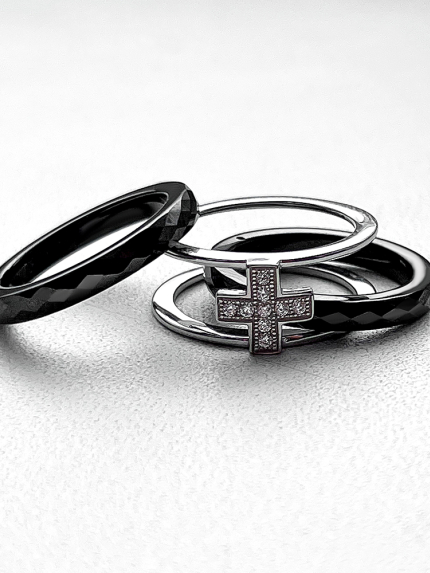 Каблучка срібло 925°/ ювелірна кераміка 1629ч057а