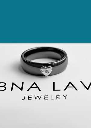 Каблучка Кераміка фіаніт срібло 925°/ ювелірна кераміка 1629ч066