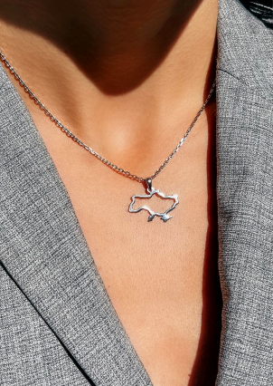 Підвіс без вставок Срібло 925° (родій) 001425