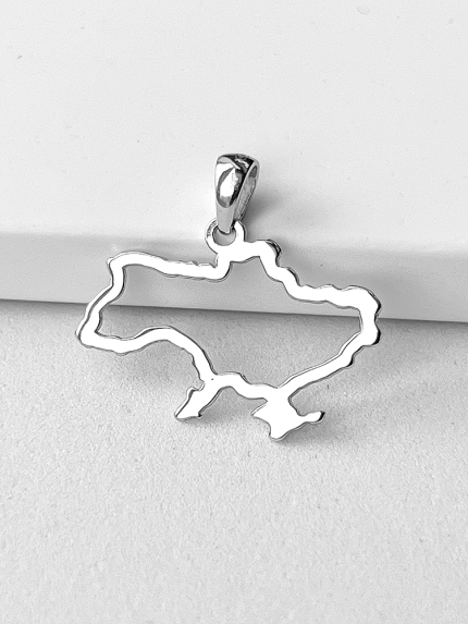 Підвіс без вставок Срібло 925° (родій) 001425