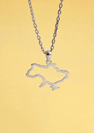 Підвіс без вставок Срібло 925° (родій) 001425