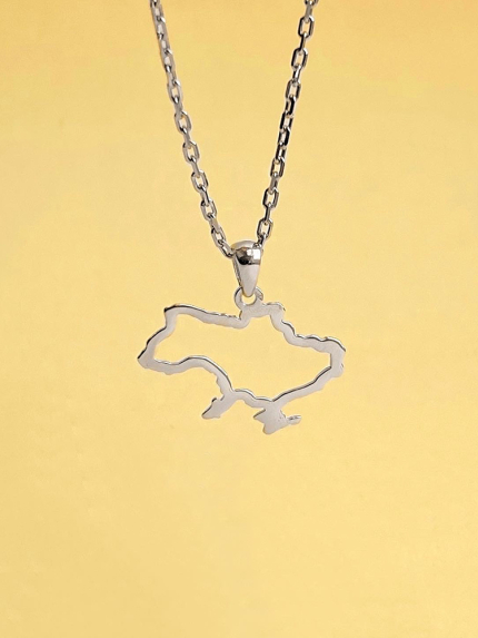 Підвіс без вставок Срібло 925° (родій) 001425