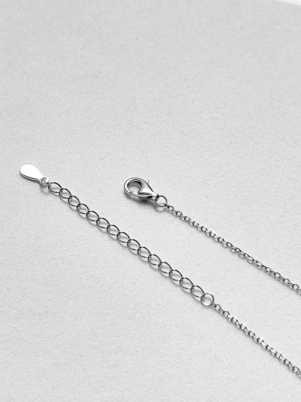 Кольє фіаніт Срібло 925° (родій) 61192