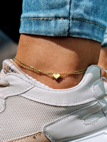 Браслет без вставок Срібло 925° (позолота) SA17G